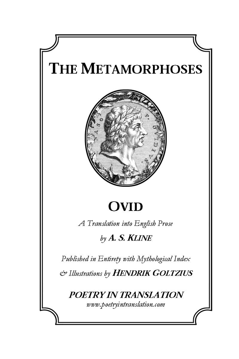 Ovid: The Metamorphoses - Page 1